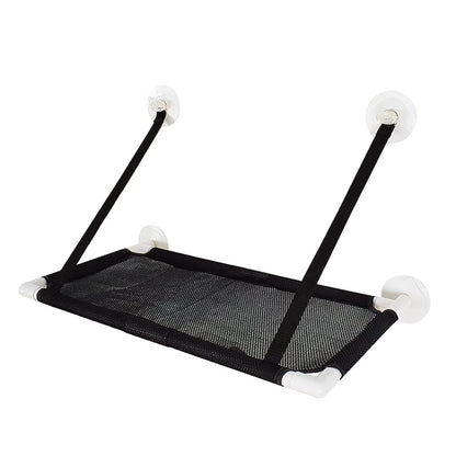 Cat Window Perch Hammock Bed Cooling Breathable Deck Window Suction Cups Seat Cat Shelves Sunbath Hammock Bed for Cat Hold UP