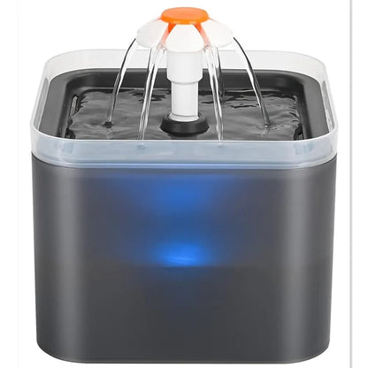 Ultra-Quiet 2L LED Cat Water Fountain with Filters