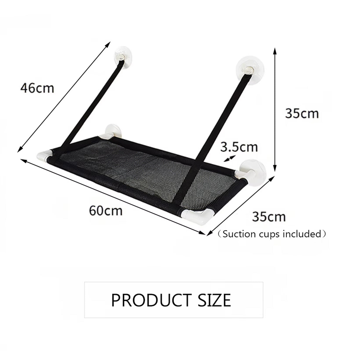 Cat Window Perch Hammock Bed Cooling Breathable Deck Window Suction Cups Seat Cat Shelves Sunbath Hammock Bed for Cat Hold UP